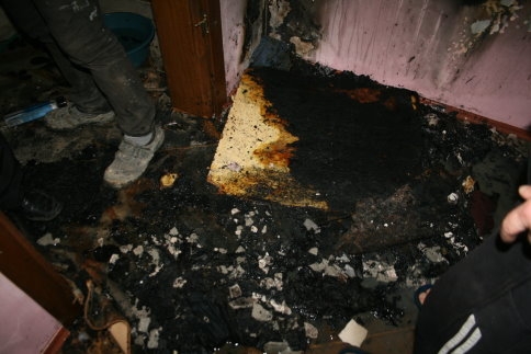 Apartmanda Yangın Korkuttu